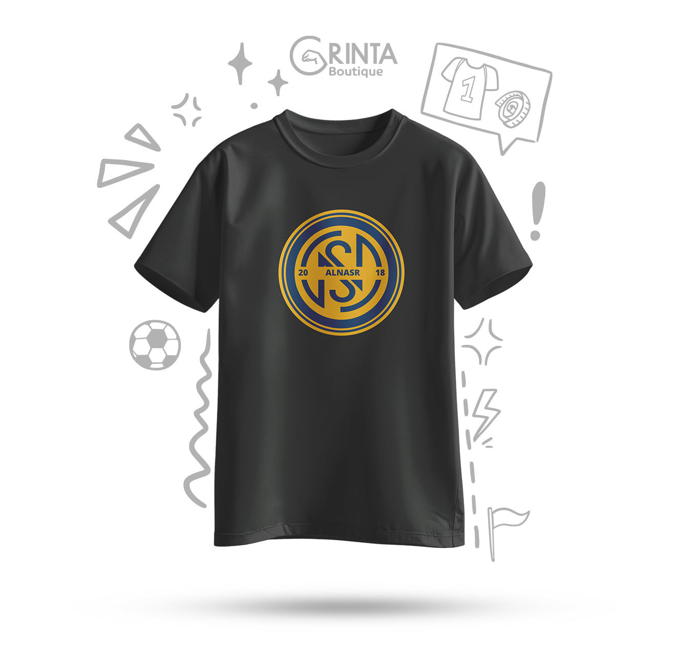 تيشيرت كاجول لنادي النصر القطري