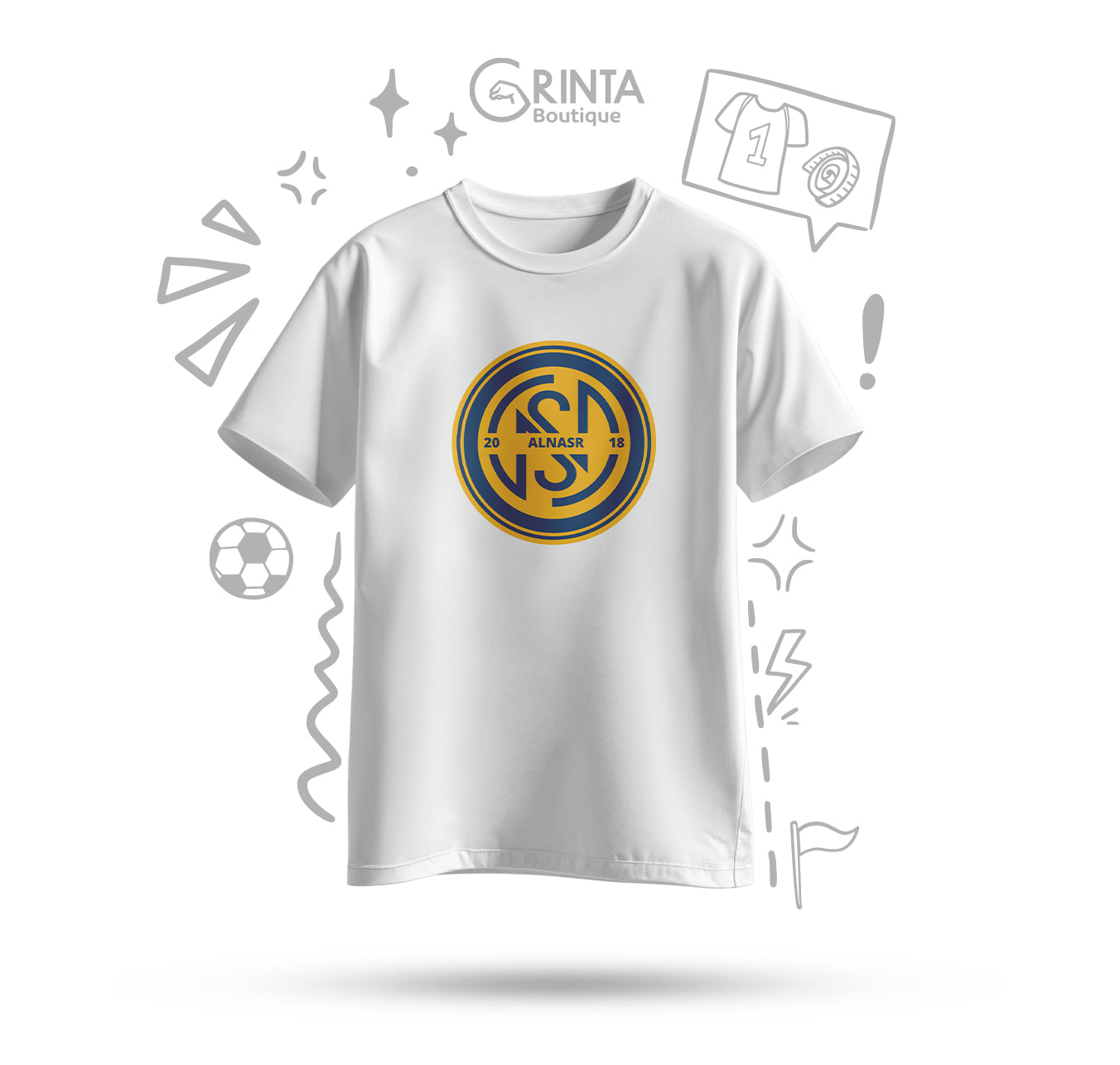 تيشيرت كاجول لنادي النصر القطري